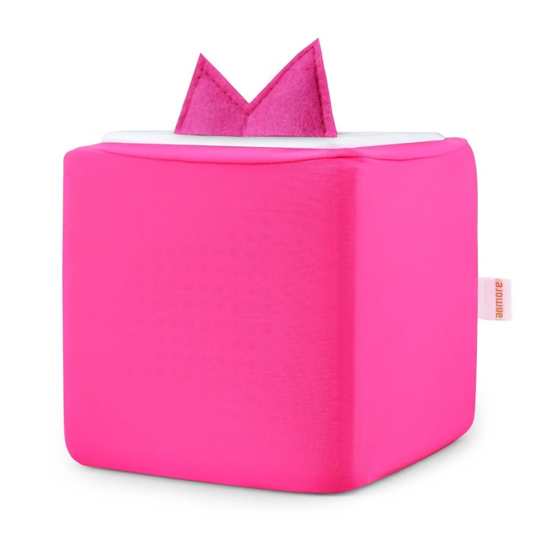 Annmore Cover for Toniebox, with Felt Cushion for Tonies Ears, Dustproof, Pink - Image 1